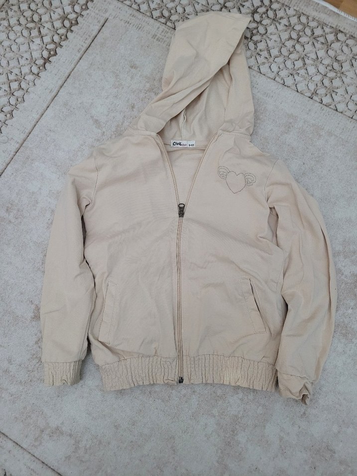 Bej Kapüşonlu Midi - Görsel 2