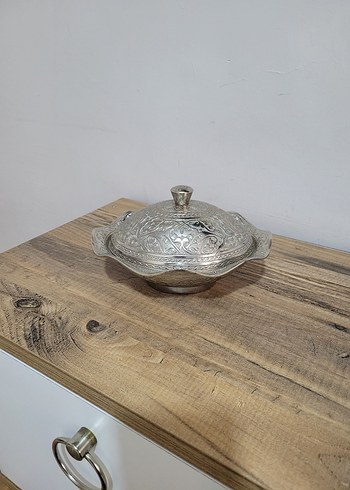 Yılan Desenli Parlak Beyaz Tabak - Görsel 7