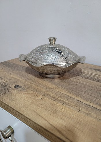 Yılan Desenli Parlak Beyaz Tabak - Görsel 6