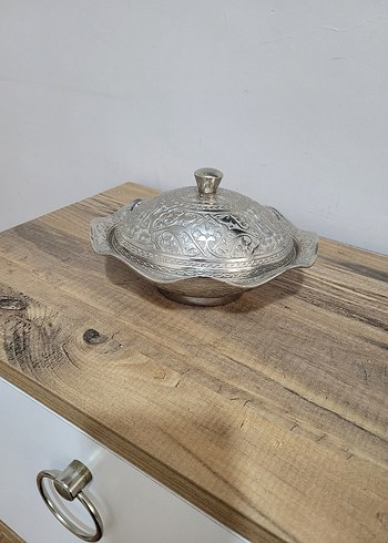 Yılan Desenli Parlak Beyaz Tabak - Görsel 2