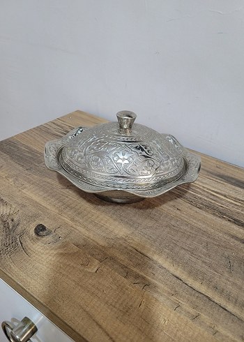 Yılan Desenli Parlak Beyaz Tabak - Görsel 5