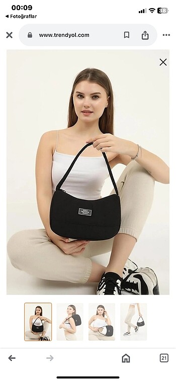 Bag & baget siyah çanta yepyenidir takas yoktur