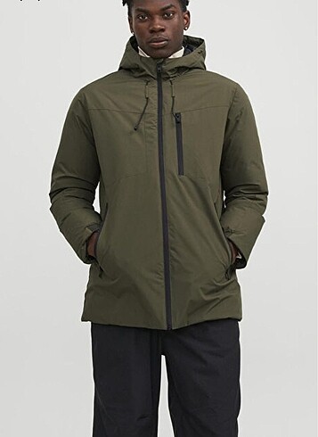Jack & jones haki orjinal erkek mont