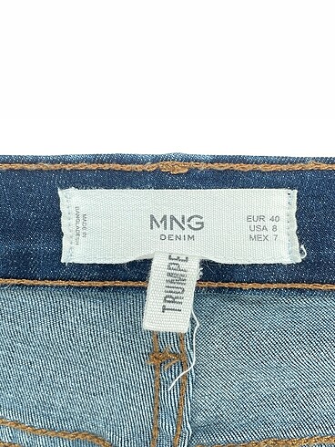40 Beden lacivert Renk Mango Jean / Kot %70 İndirimli.