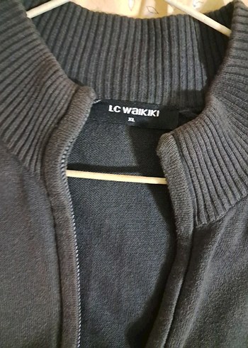 LC Waikiki Gri Kolsuz Midi Kadın Yelek