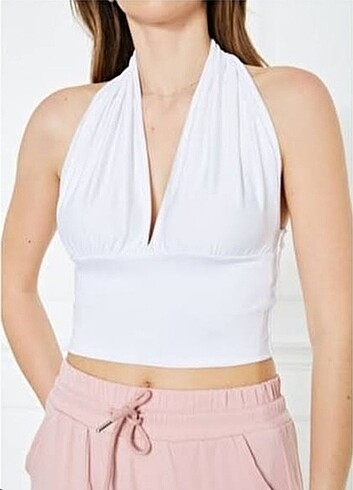 universal Beden beyaz Renk Crop