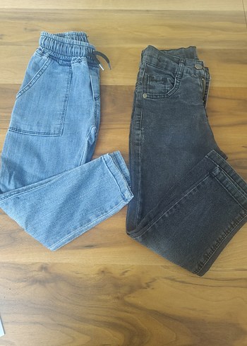 Gri Elastik Bel Erkek Kot Pantolon