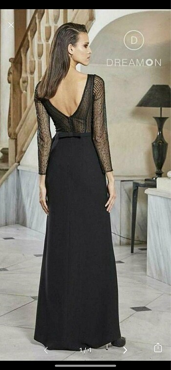 Dreamon Gelinlik Dreamon tasarım siyah abiye gece elbisesi