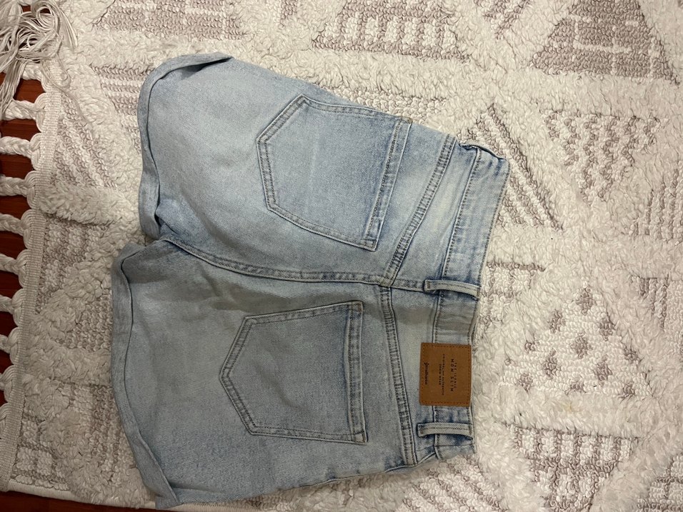 Mavi Kot Yazlık Şort - Görsel 2