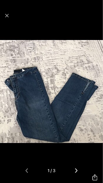 Milla Yırtmaçlı Jean