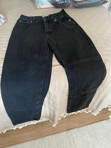 38 Beden Antrasit mom jean