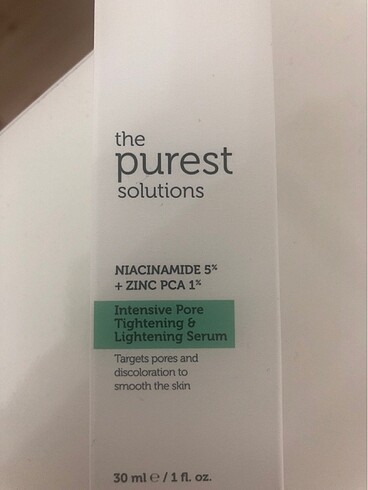 The Ordinary The purest solutions NIANCINAMIDE5%+ZINC PCA1%