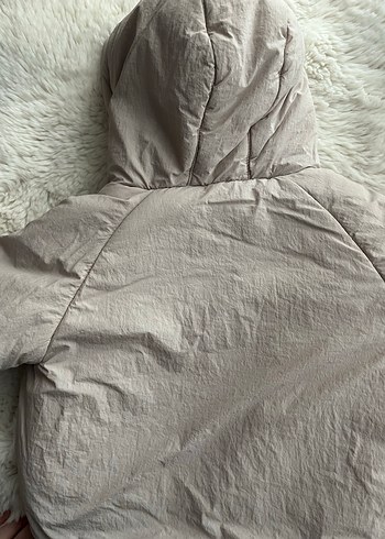 Kürk detaylı pembe kız bebek mont - Görsel 5