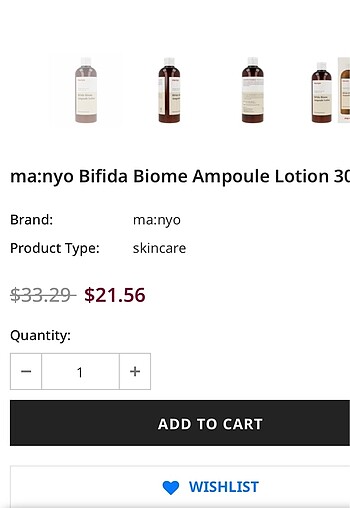  Beden Renk ma:nyo bifida biome ampoule lotion kore cilt