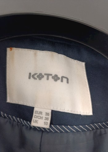 Düğmeli Lacivert Kadın Blazer Ceket - Görsel 2