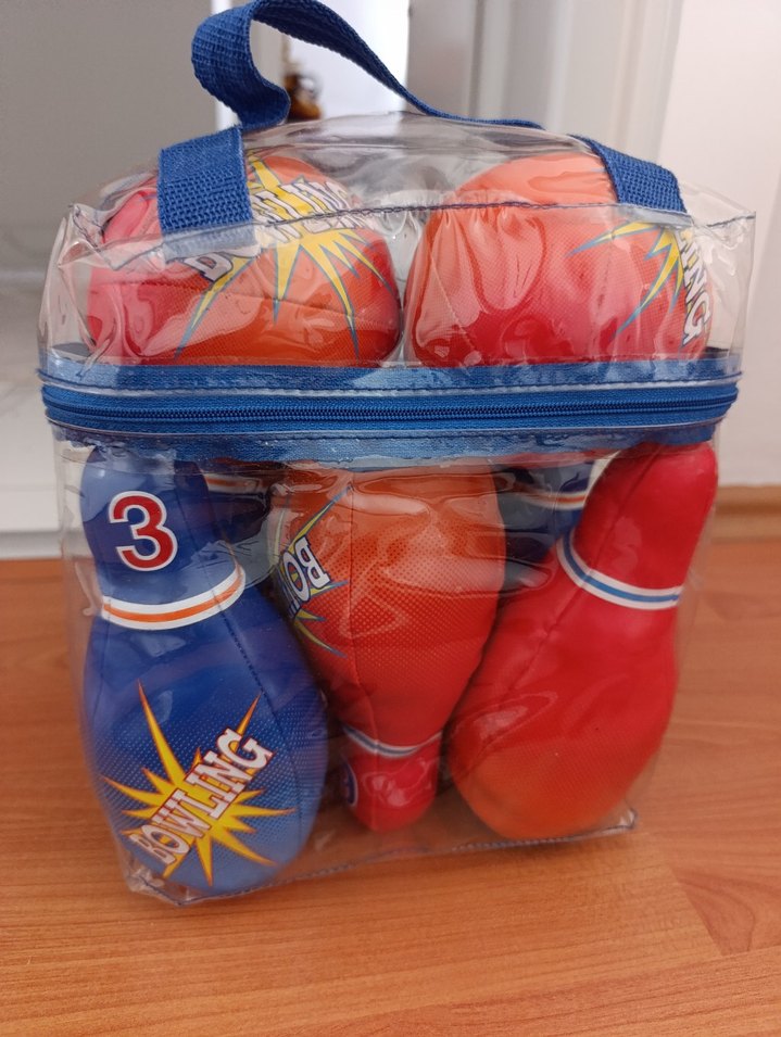 Renkli Bowling Oyuncak Seti - Görsel 2