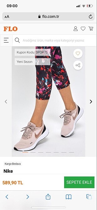 Nike spor ayakkabı