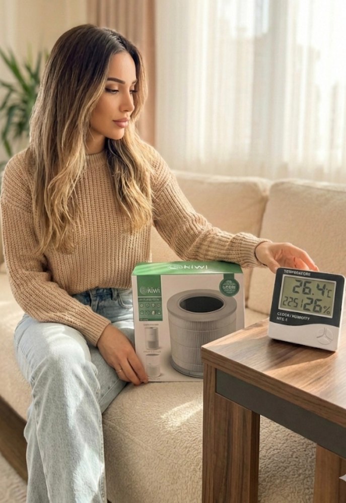 Xiaomi Compact 4 Uyumlu Kiwi Hepa Filtre - SIFIR KUTUSUNDA  - Görsel 2