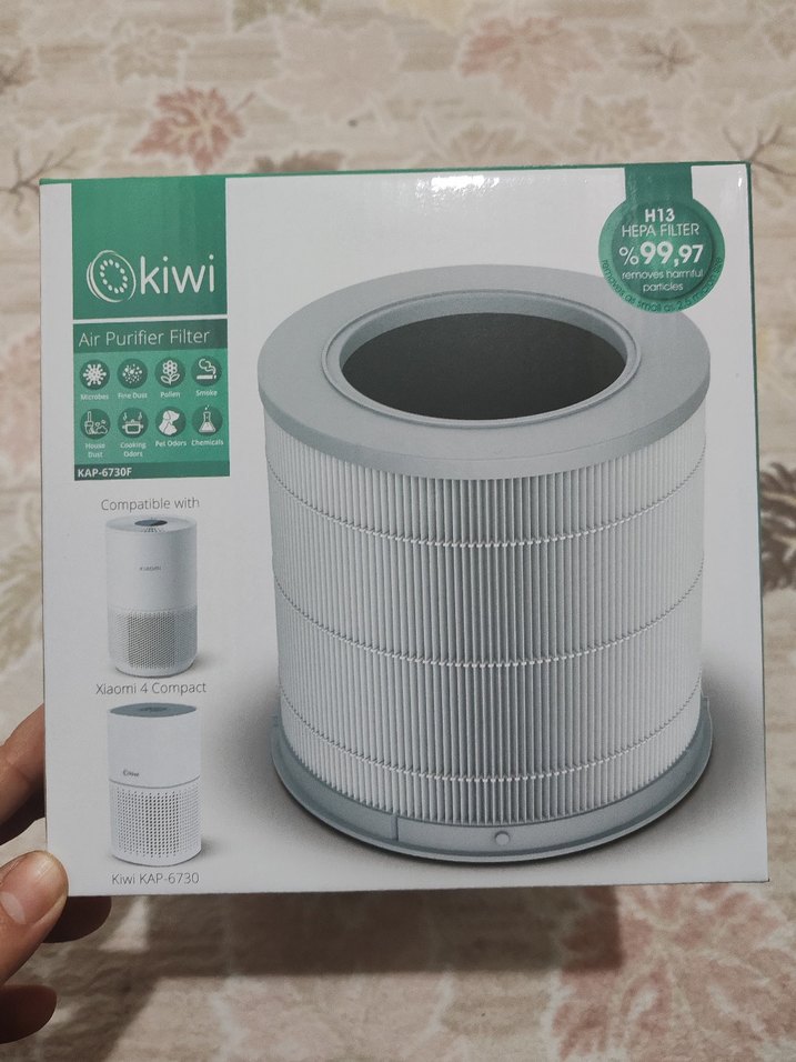 Xiaomi Compact 4 Uyumlu Kiwi Hepa Filtre - SIFIR KUTUSUNDA  - Görsel 4
