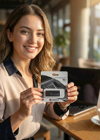 Sıfır Kingston DataTraveler Exodia 32GB USB 3.2 Flash Bellek - Görsel 3