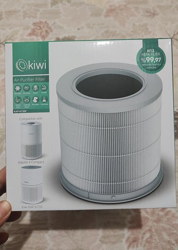 Xiaomi Compact 4 Uyumlu Kiwi Hepa Filtre - SIFIR KUTUSUNDA  - Görsel 6