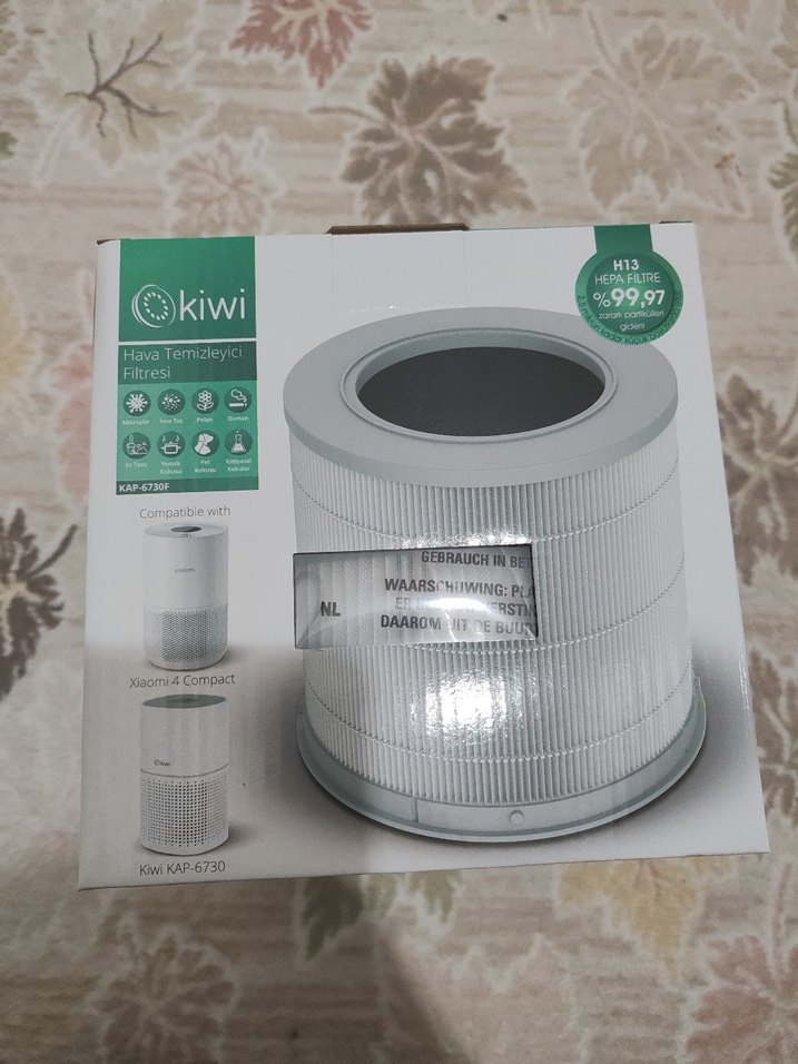 Xiaomi Compact 4 Uyumlu Kiwi Hepa Filtre - SIFIR KUTUSUNDA  - Görsel 3