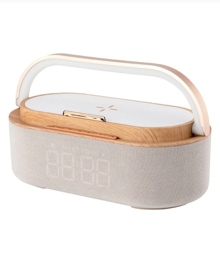 SIFIR Kutusunda Kablosuz Şarjlı BT Hoparlör + Saat + Gece Lamba - Görsel 4