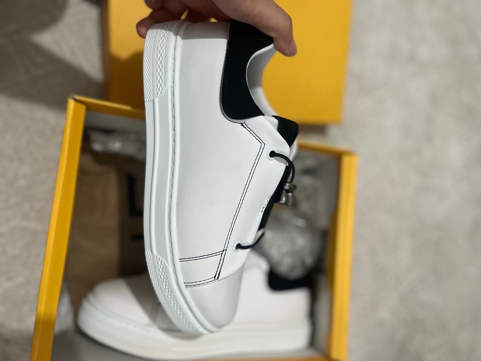 Kadın Beyaz Blok Topuklu Spor Ayakkabı - Görsel 3