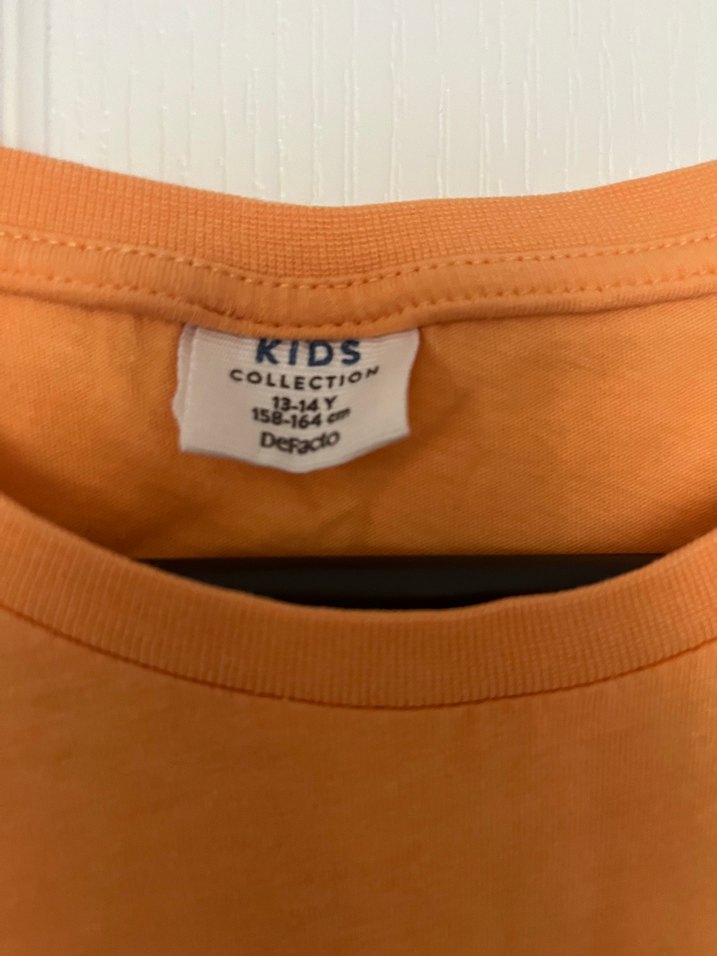 Turuncu Baskılı Erkek Çocuk Tişörtü - Görsel 2
