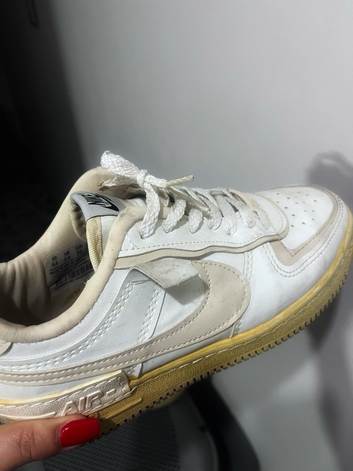 Beyaz Bağcıklı Platform Kadın Spor Ayakkabı - Görsel 3