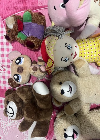 Renkli Peluş Oyuncak Seti - Görsel 3