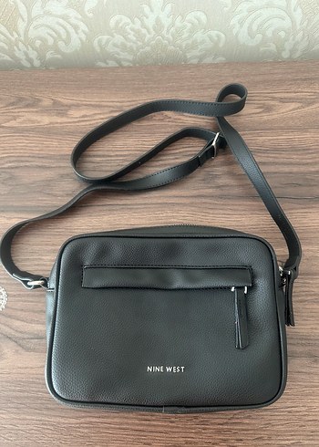 Nine west siyah omuz çantası