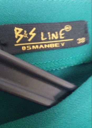 Yeşil Midi Kloş Elbise - Görsel 4