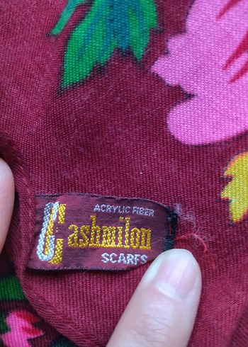 Vintage eşarp -rus şalı - Görsel 5