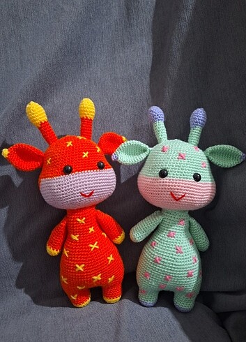 Amigurumi tatlı zürafa