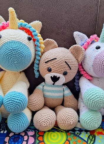 Organik amigurumi set