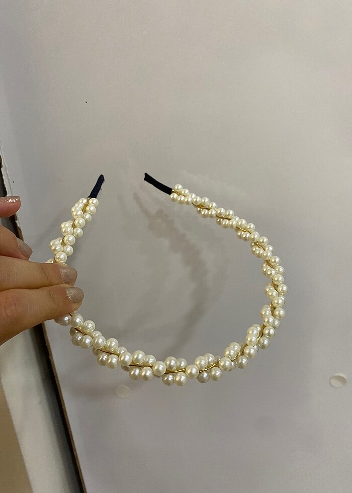 İncili,taşlı taç - Görsel 3