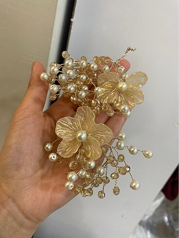 Çiçekli saç aksesuarı - Görsel 2