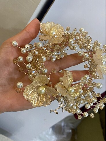 Çiçekli saç aksesuarı - Görsel 4