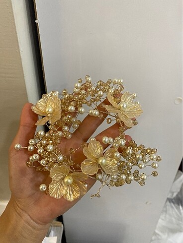 Çiçekli saç aksesuarı - Görsel 5