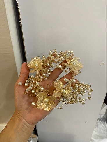 Çiçekli saç aksesuarı - Görsel 6