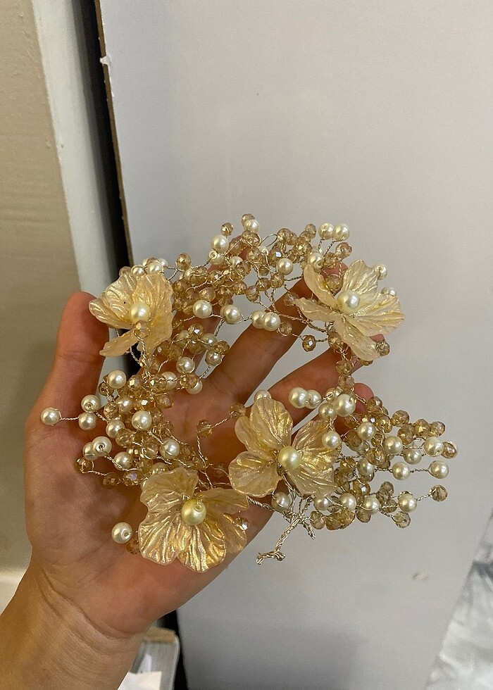 Çiçekli saç aksesuarı - Görsel 5