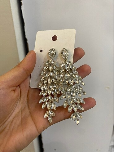 Taşlı gelin küpe - Görsel 2