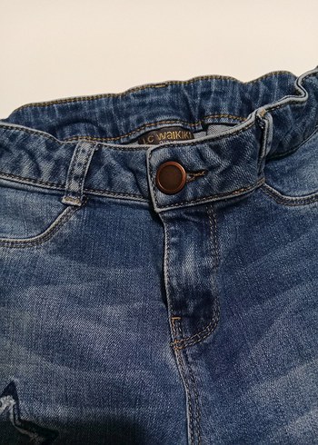 LC Waikiki kız Çocuk dar Kesim Mavi Kot Pantolon