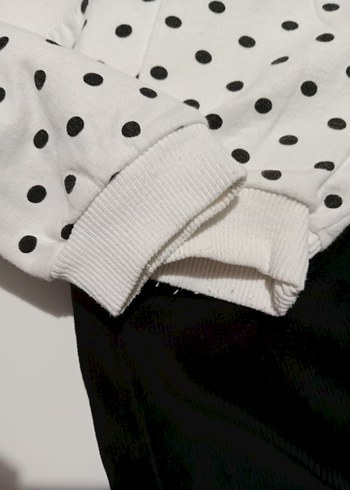8 Yaş Beden beyaz Renk Kız Çocuk Minnie Baskılı Sweatshirt ve Tayt