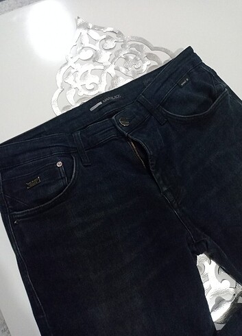 Erkek kot mavi jeans 