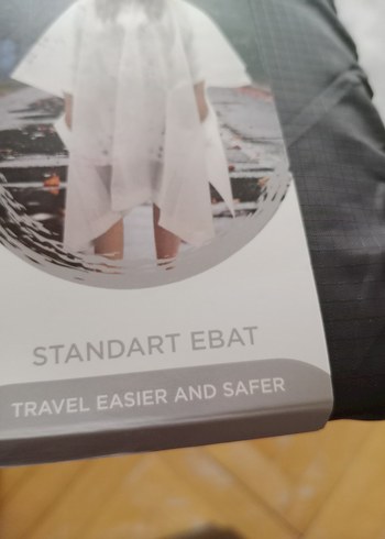 Beyaz Kız Çocuk Yağmurluk Panço - Görsel 2