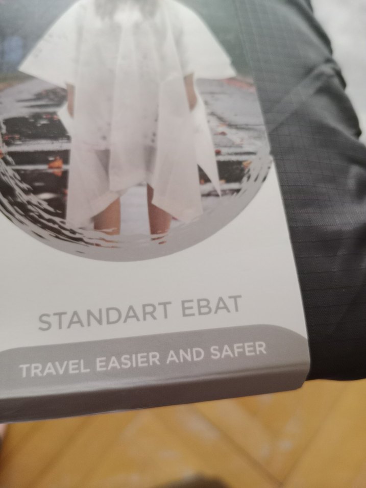 Beyaz Kız Çocuk Yağmurluk Panço - Görsel 2