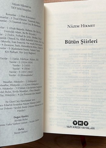Nazım Hikmet Bütün Şiirleri 21. Baskı YKY - Görsel 6