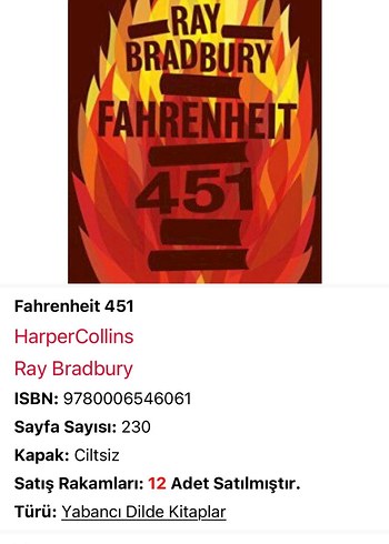 Fahrenheit 451 - Ray Bradbury - Görsel 8
